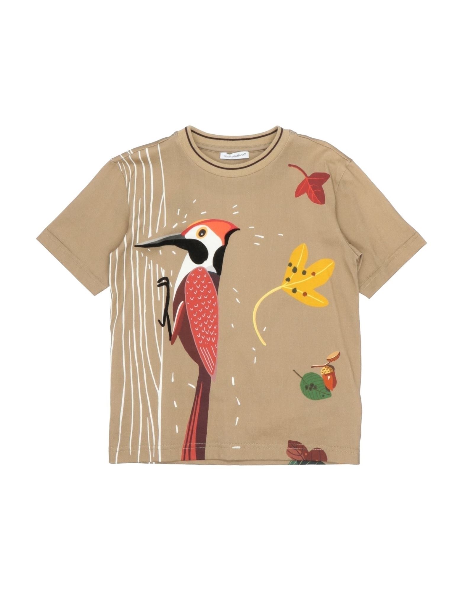 DOLCE&GABBANA T-shirts Kinder Khaki von DOLCE&GABBANA