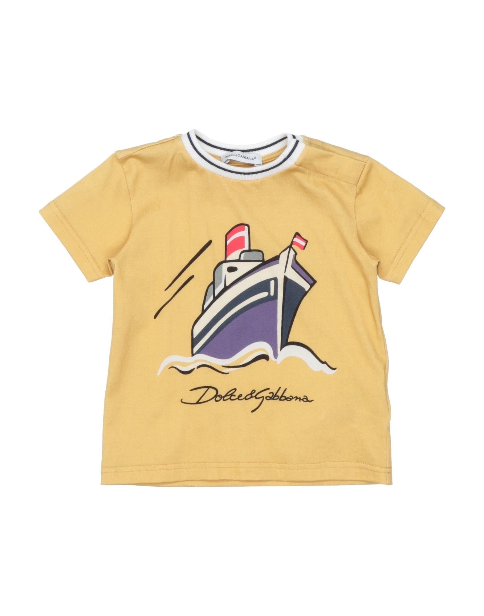 DOLCE&GABBANA T-shirts Kinder Ocker von DOLCE&GABBANA