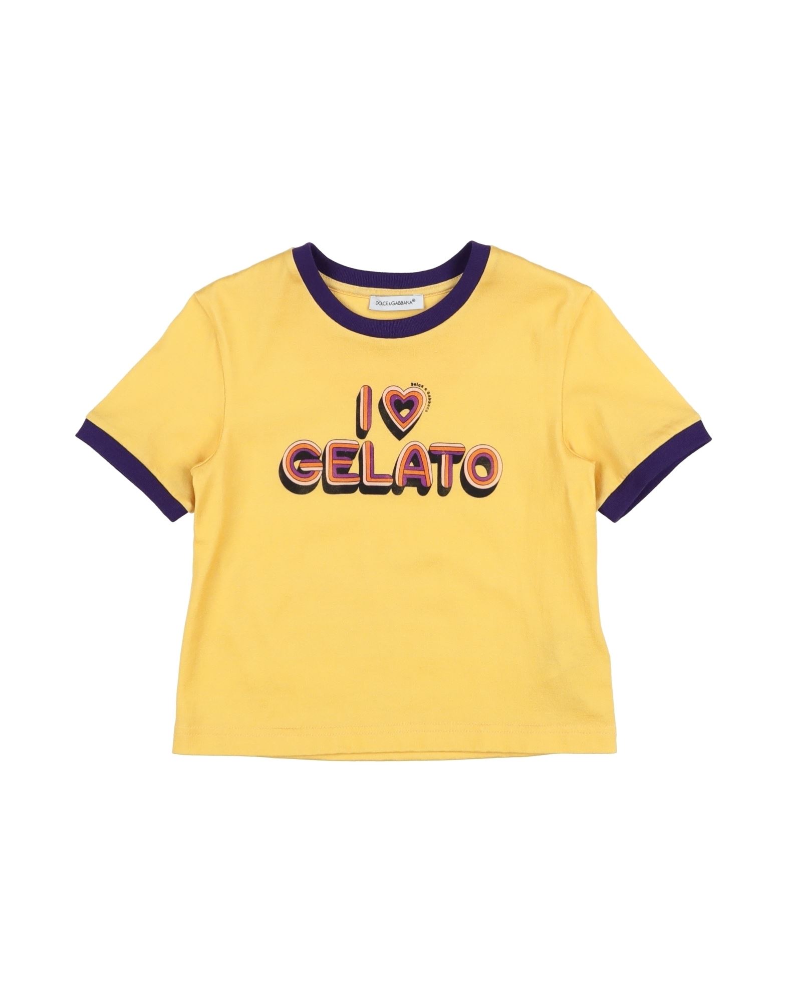 DOLCE&GABBANA T-shirts Kinder Ocker von DOLCE&GABBANA