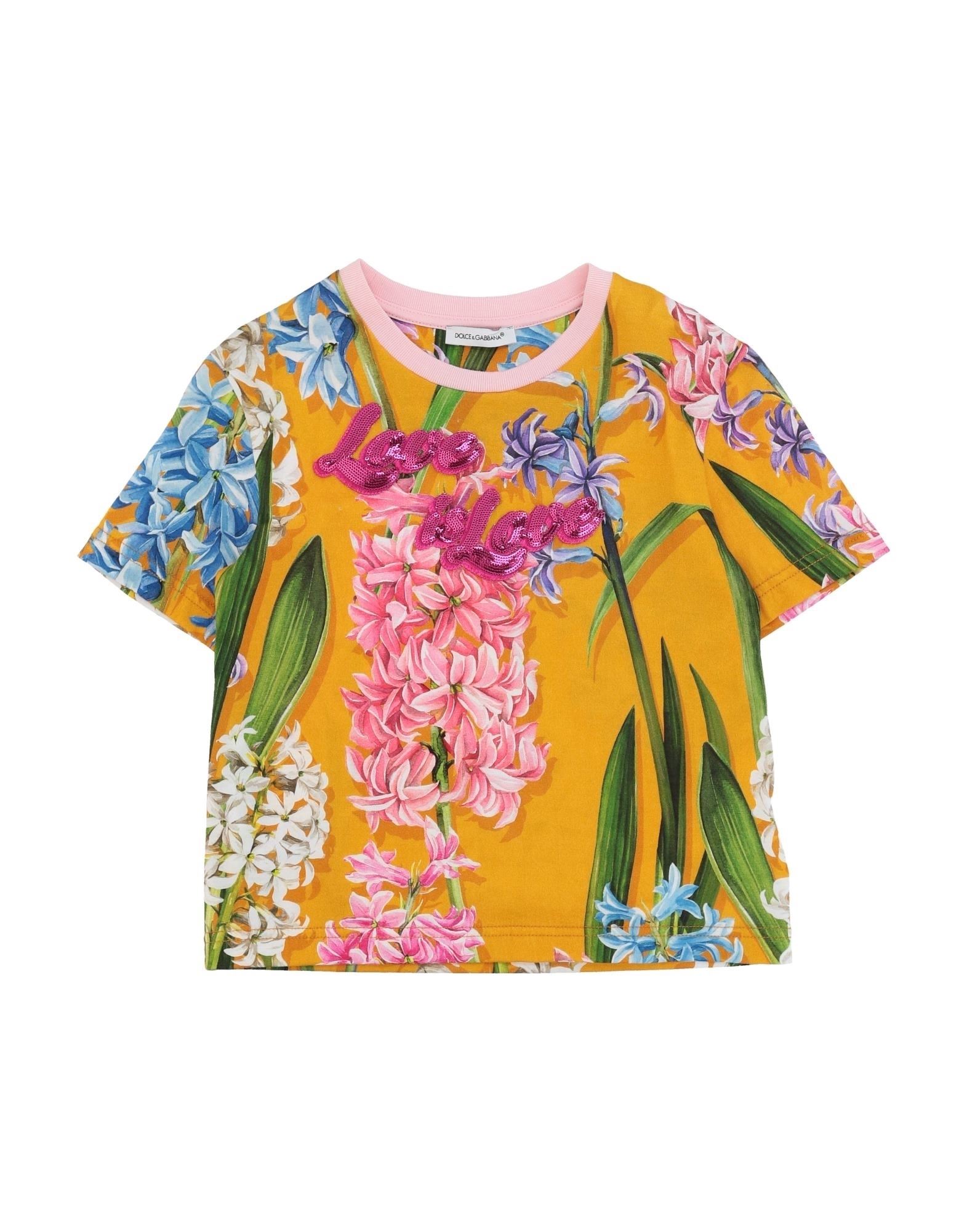 DOLCE&GABBANA T-shirts Kinder Ocker von DOLCE&GABBANA