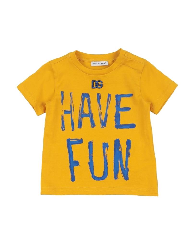 DOLCE&GABBANA T-shirts Kinder Ringelblume von DOLCE&GABBANA