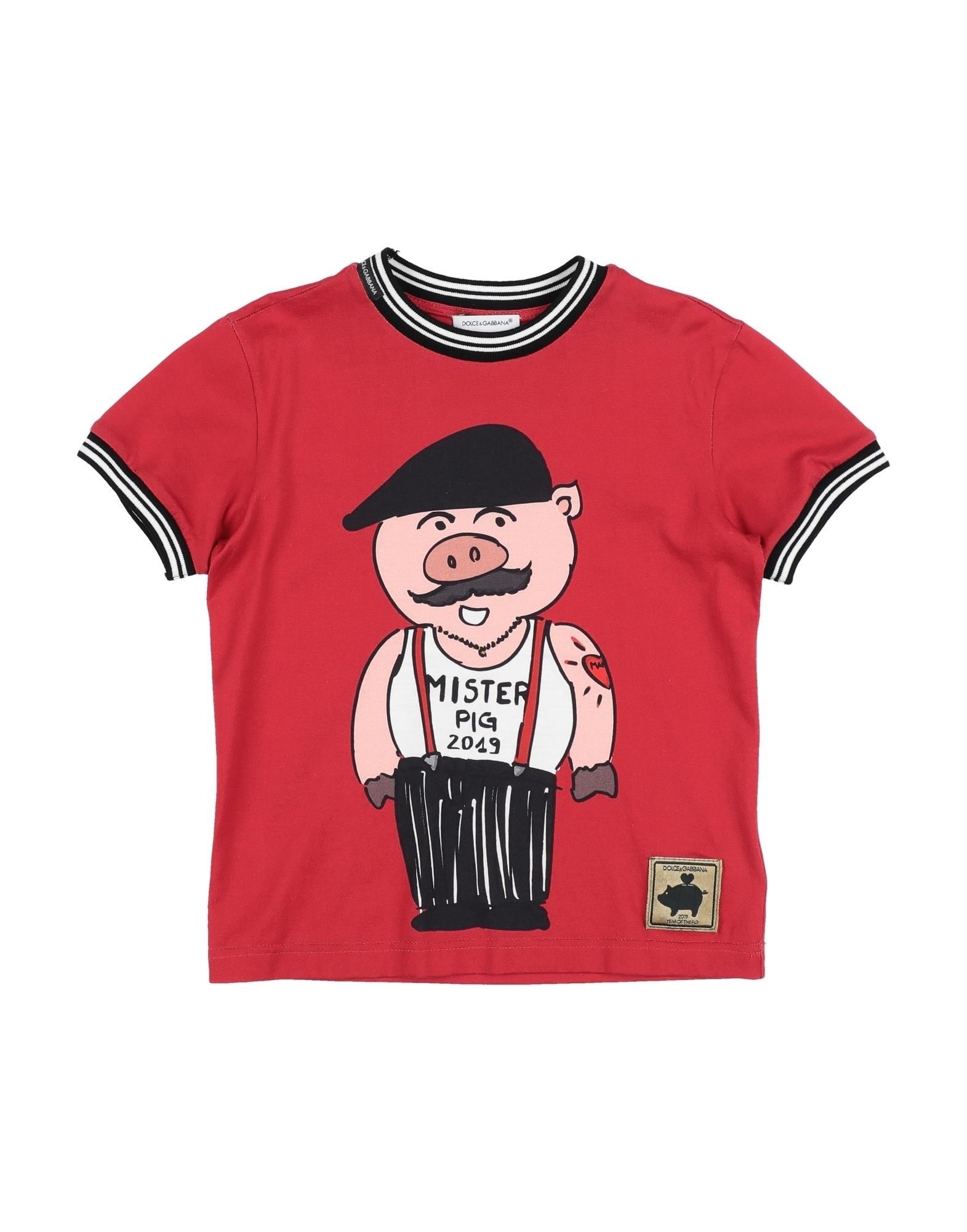 DOLCE&GABBANA T-shirts Kinder Rot von DOLCE&GABBANA