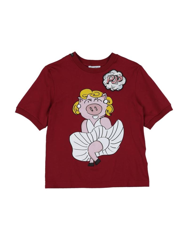 DOLCE&GABBANA T-shirts Kinder Bordeaux von DOLCE&GABBANA
