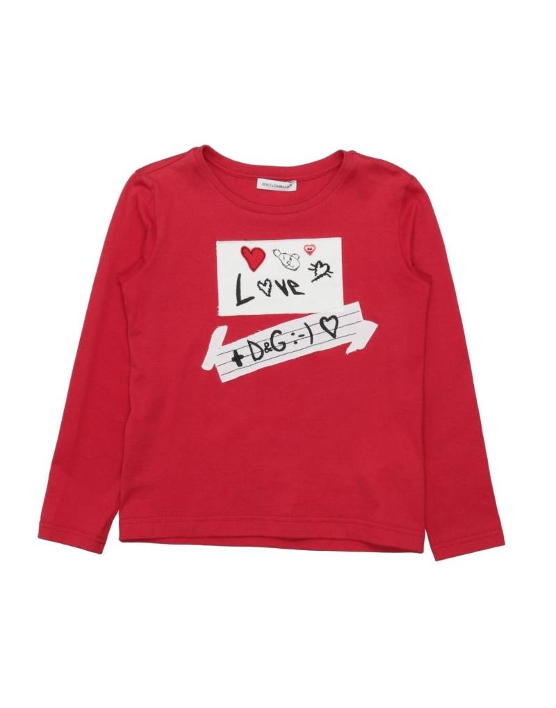DOLCE&GABBANA T-shirts Kinder Rot von DOLCE&GABBANA