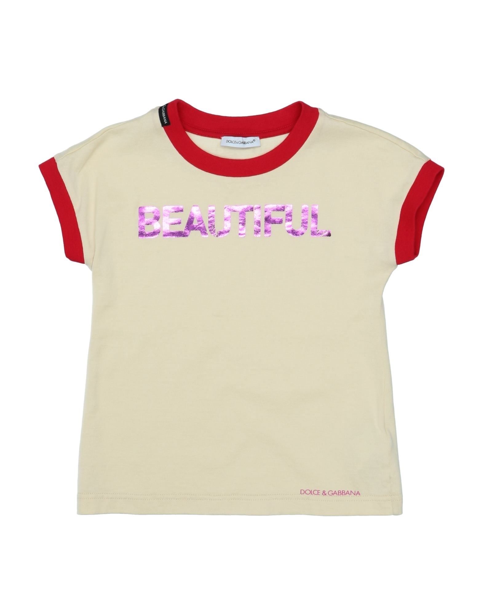 DOLCE&GABBANA T-shirts Kinder Sand von DOLCE&GABBANA