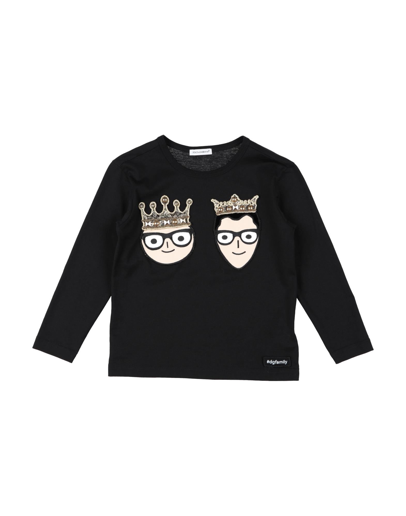 DOLCE&GABBANA T-shirts Kinder Schwarz von DOLCE&GABBANA