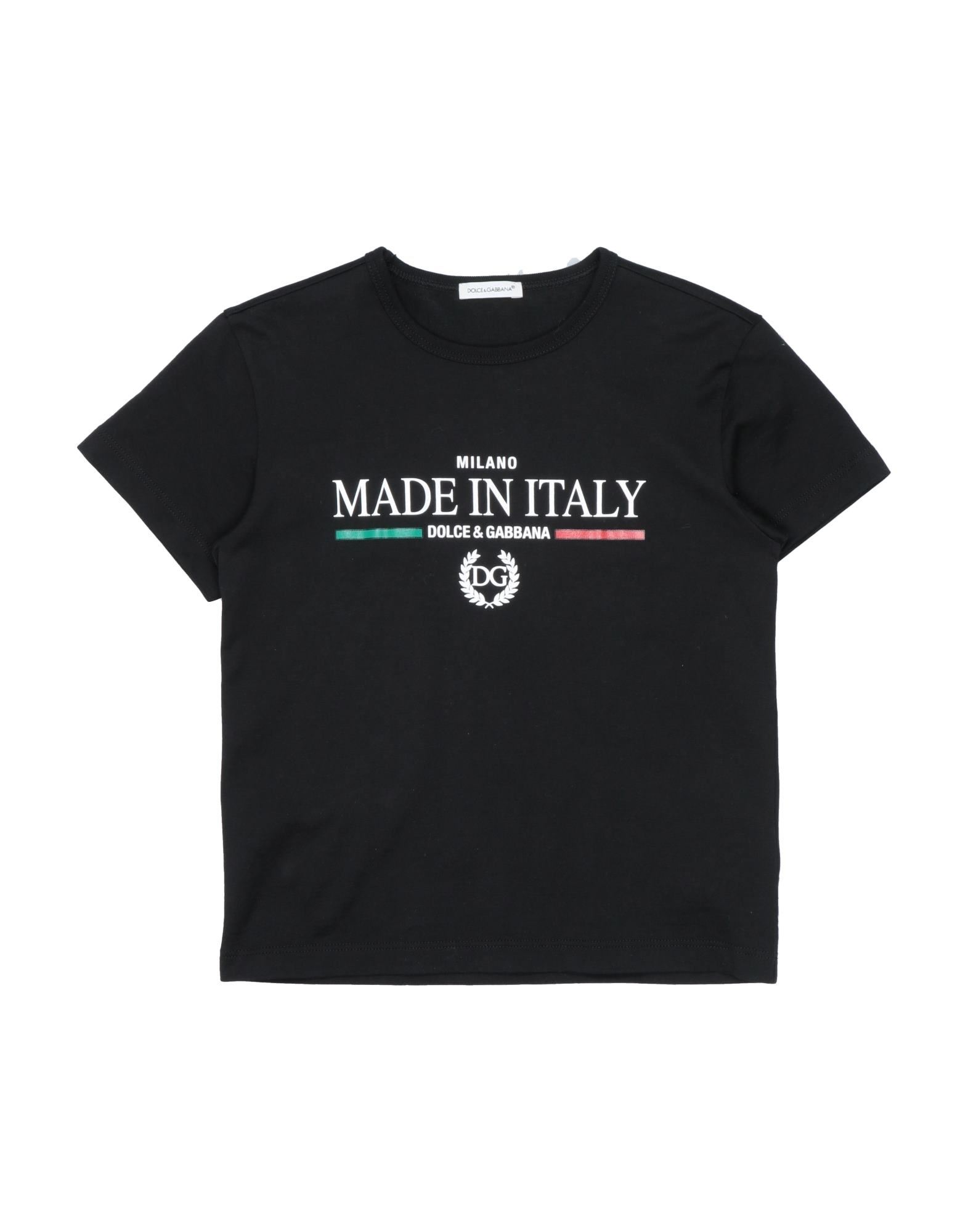 DOLCE&GABBANA T-shirts Kinder Schwarz von DOLCE&GABBANA
