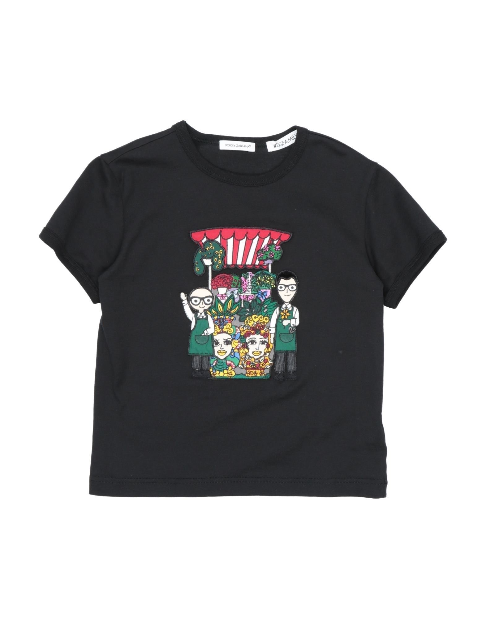 DOLCE&GABBANA T-shirts Kinder Schwarz von DOLCE&GABBANA