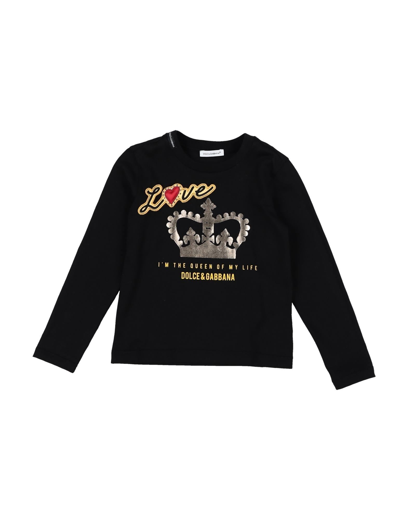 DOLCE&GABBANA T-shirts Kinder Schwarz von DOLCE&GABBANA