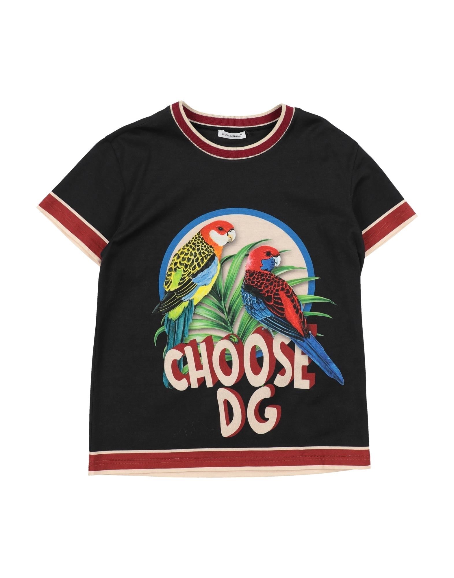 DOLCE&GABBANA T-shirts Kinder Schwarz von DOLCE&GABBANA