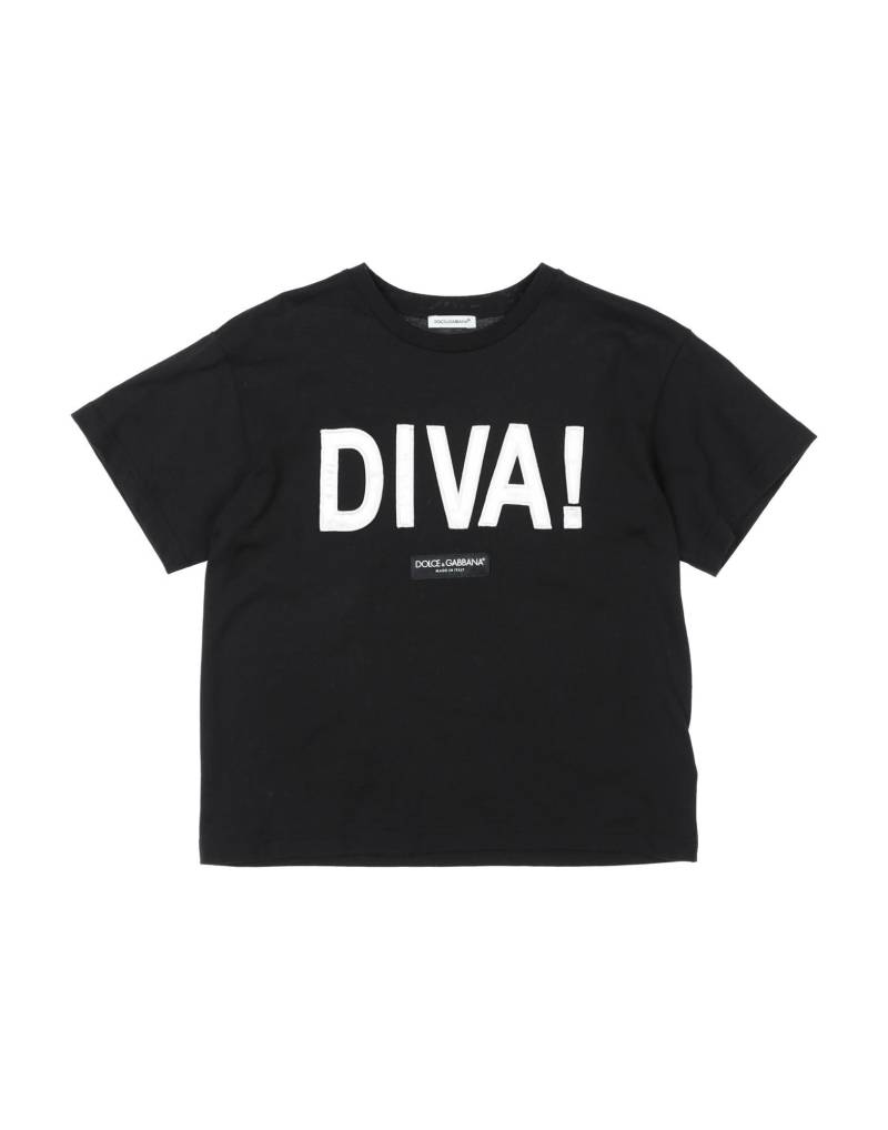 DOLCE&GABBANA T-shirts Kinder Schwarz von DOLCE&GABBANA