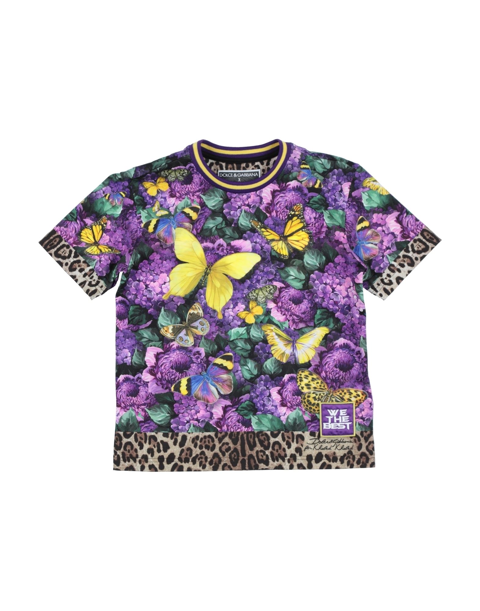 DOLCE&GABBANA T-shirts Kinder Violett von DOLCE&GABBANA