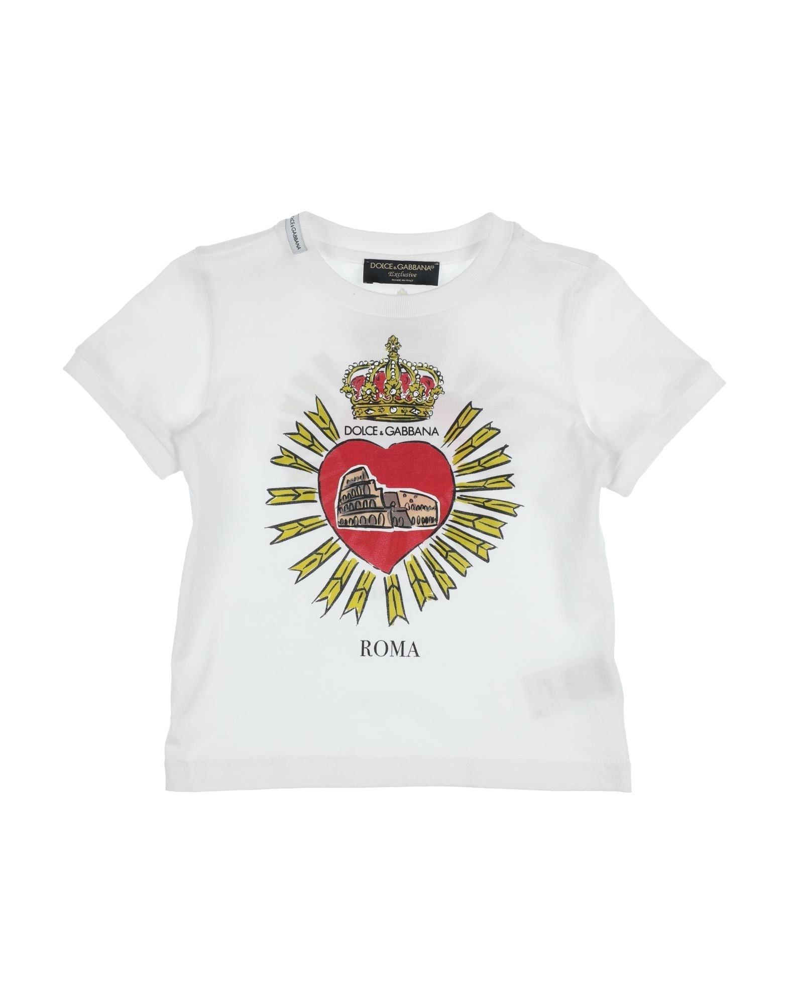 DOLCE&GABBANA T-shirts Kinder Weiß von DOLCE&GABBANA