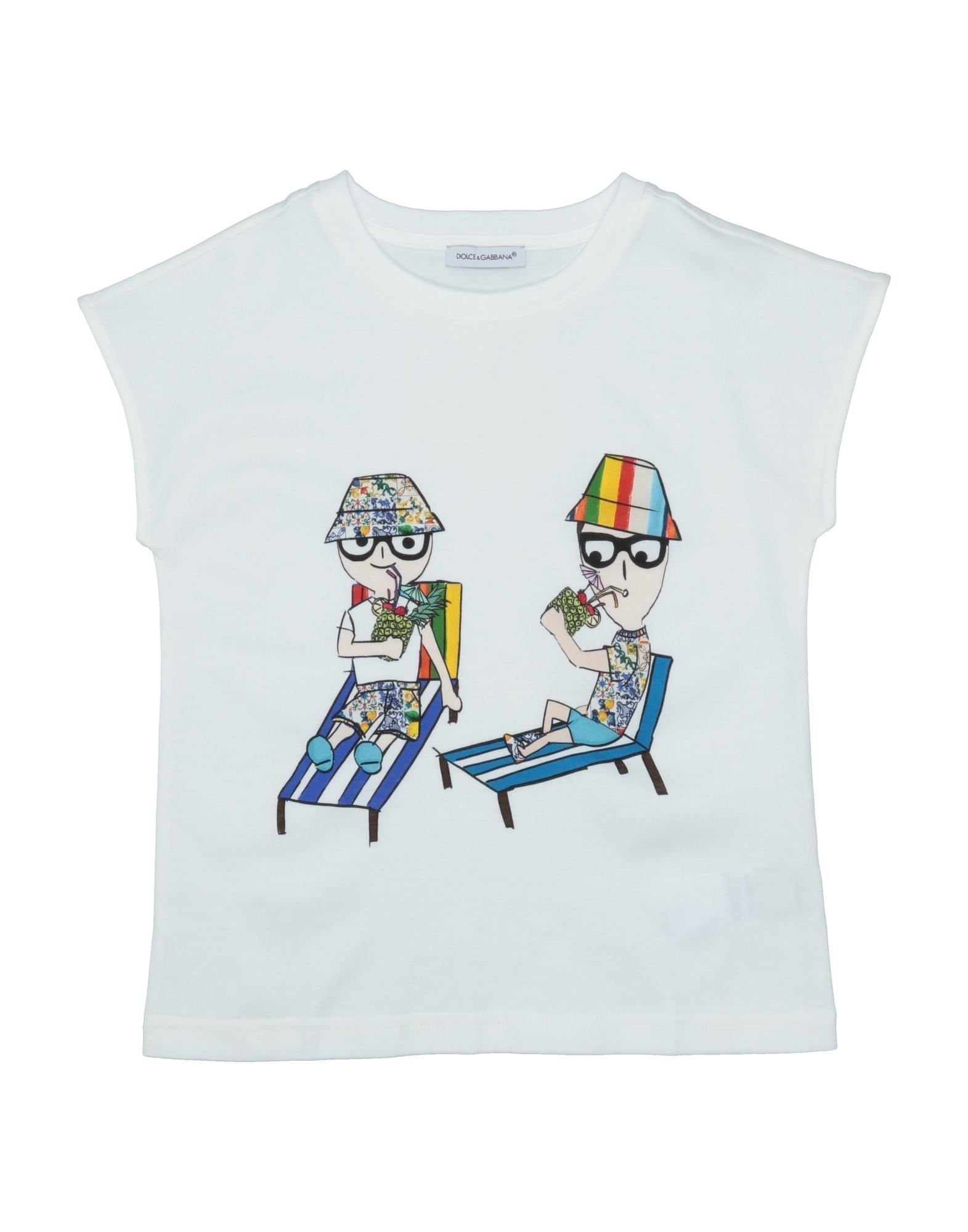 DOLCE&GABBANA T-shirts Kinder Weiß von DOLCE&GABBANA