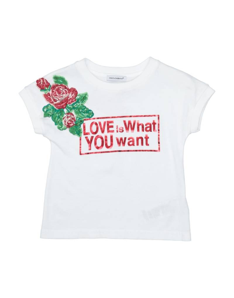 DOLCE&GABBANA T-shirts Kinder Weiß von DOLCE&GABBANA