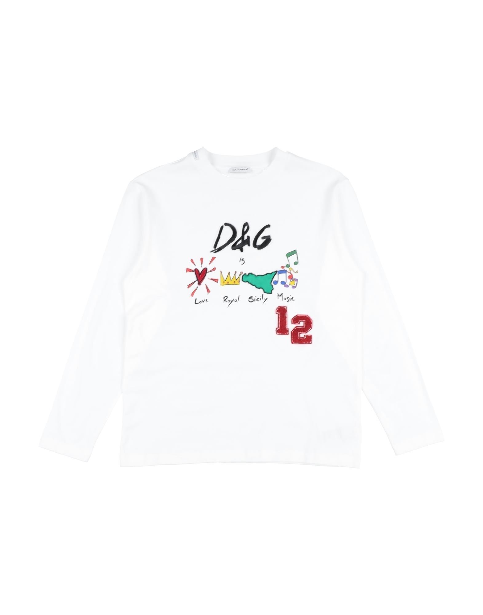 DOLCE&GABBANA T-shirts Kinder Weiß von DOLCE&GABBANA