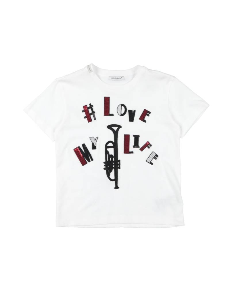 DOLCE&GABBANA T-shirts Kinder Weiß von DOLCE&GABBANA