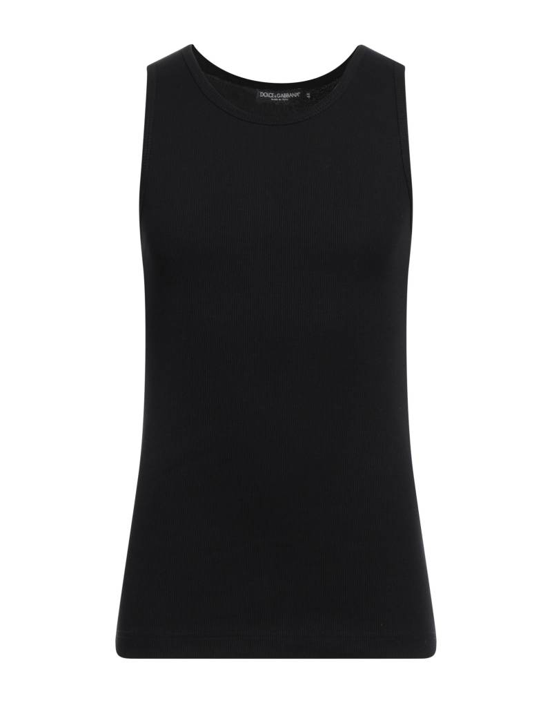 DOLCE&GABBANA Tank Top Herren Schwarz von DOLCE&GABBANA