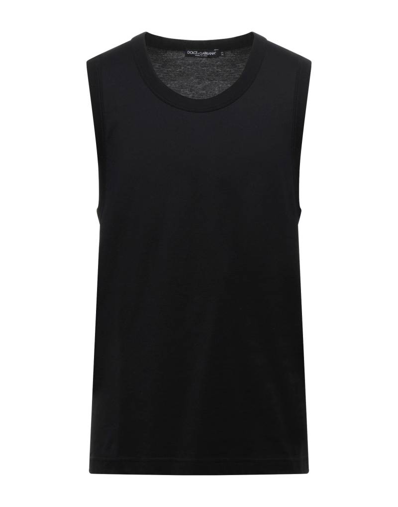 DOLCE&GABBANA Tank Top Herren Schwarz von DOLCE&GABBANA