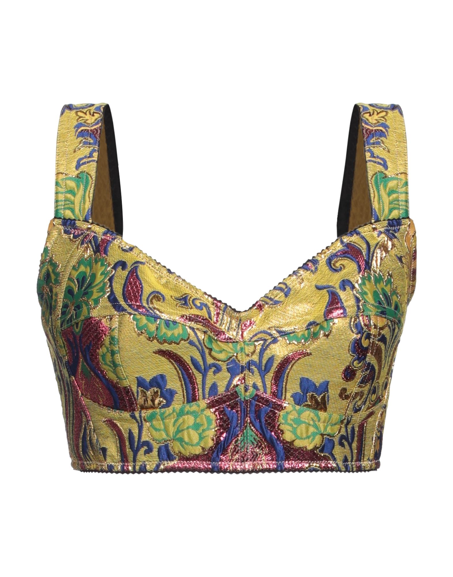 DOLCE&GABBANA Top Damen Gelb von DOLCE&GABBANA