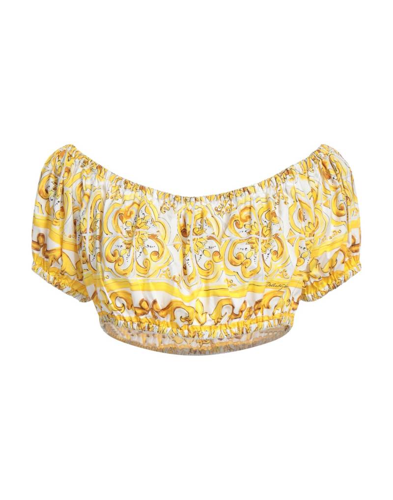 DOLCE&GABBANA Top Damen Gelb von DOLCE&GABBANA