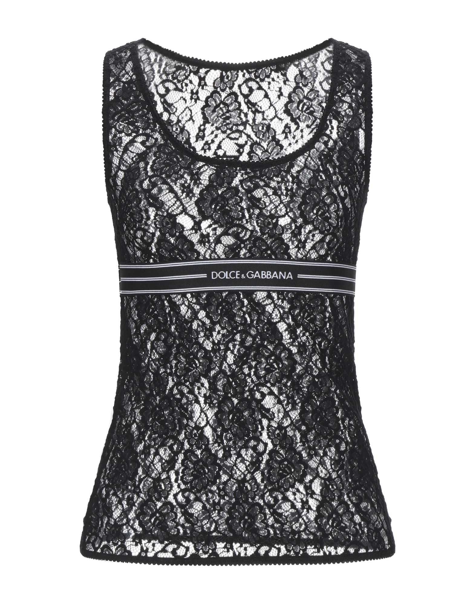 DOLCE&GABBANA Top Damen Schwarz von DOLCE&GABBANA