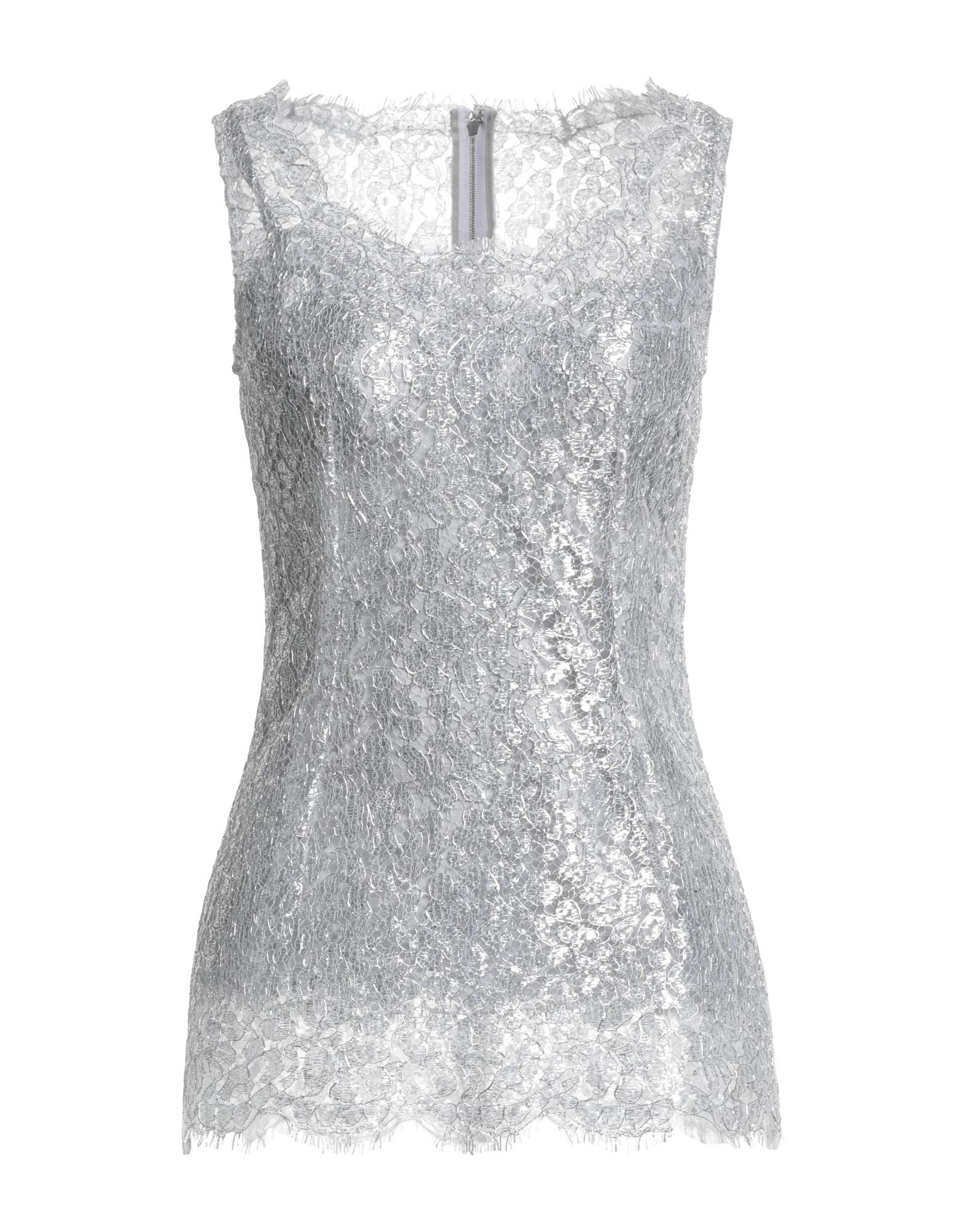 DOLCE&GABBANA Top Damen Silber von DOLCE&GABBANA