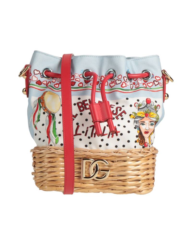 DOLCE&GABBANA Umhängetasche Damen Himmelblau von DOLCE&GABBANA