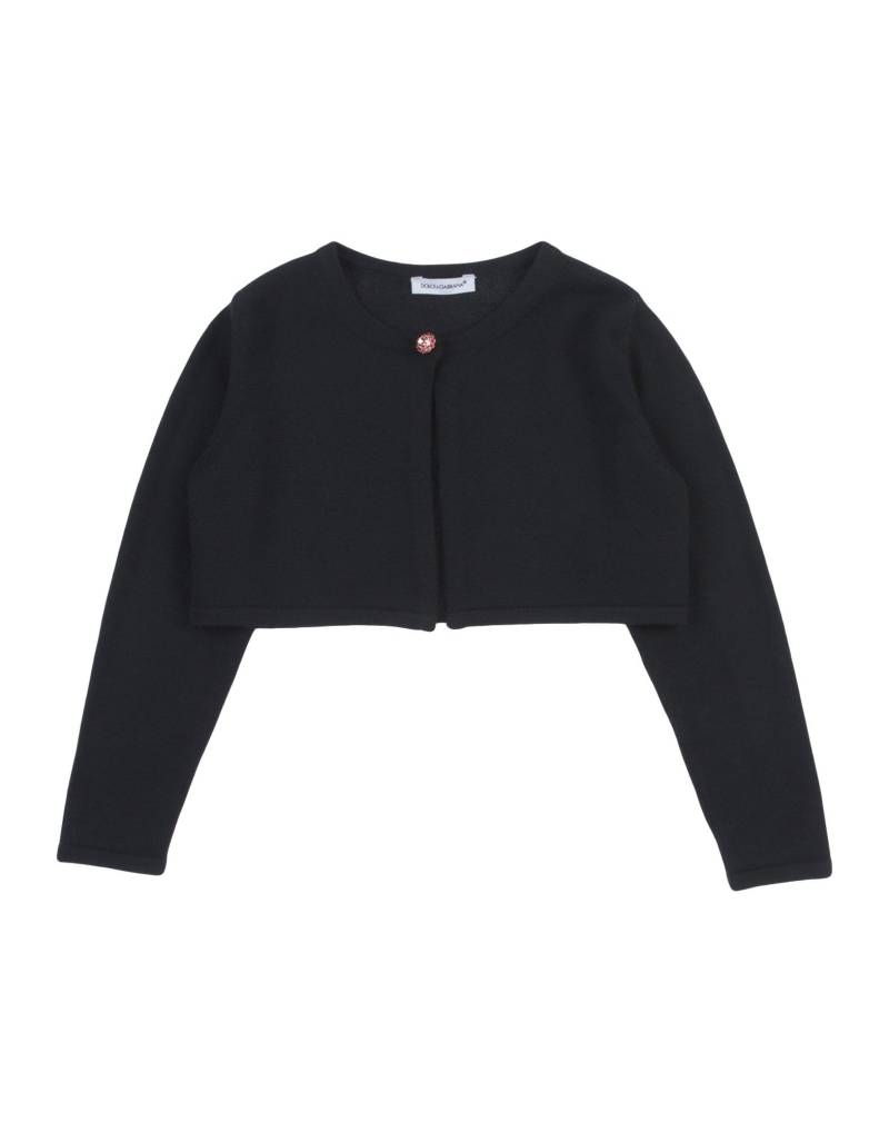 DOLCE&GABBANA Wickelpullover Kinder Schwarz von DOLCE&GABBANA