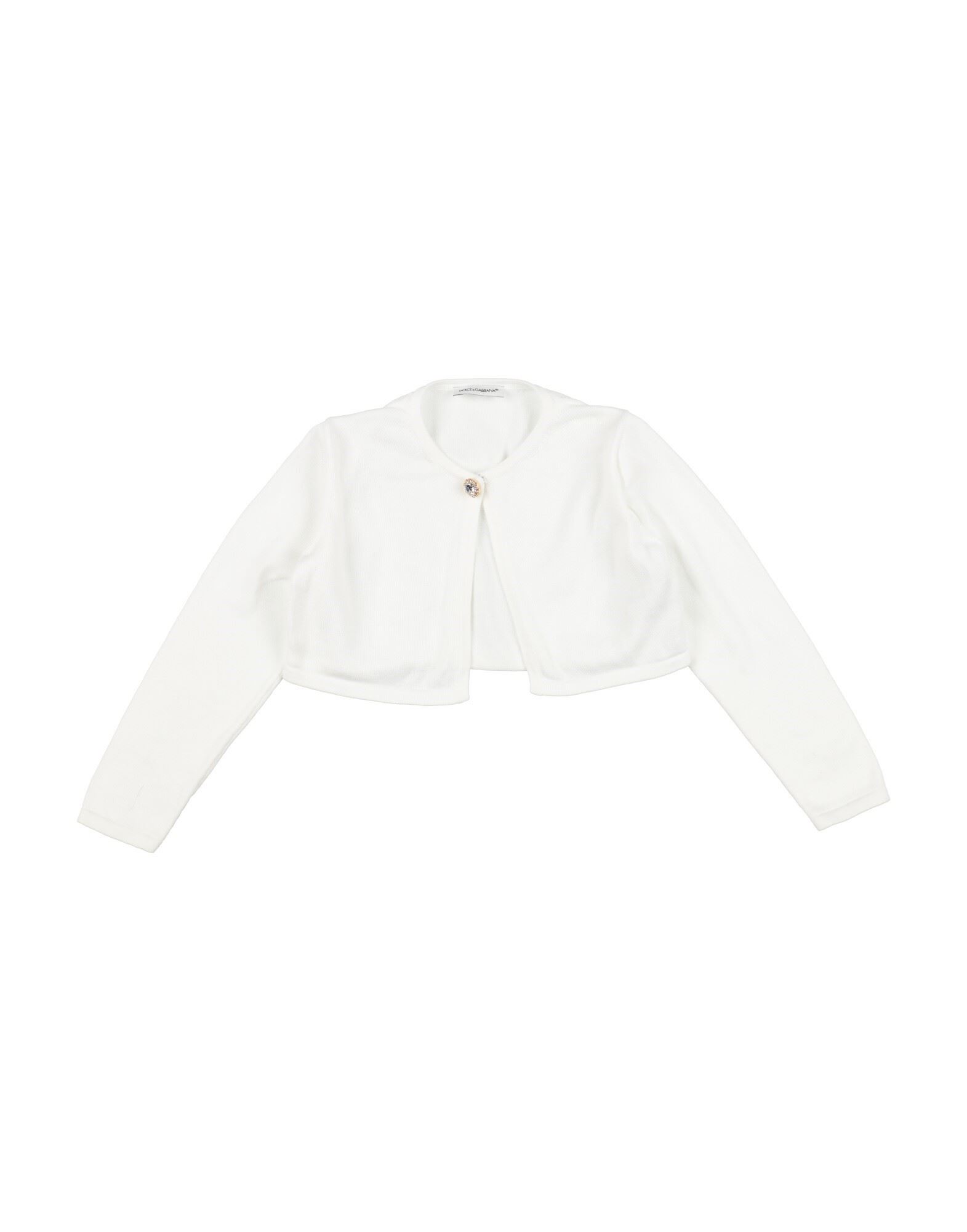 DOLCE&GABBANA Wickelpullover Kinder Weiß von DOLCE&GABBANA