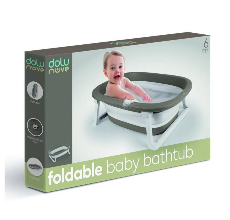 DOLU Kinderwagen-Handwärmer Faltbadewanne - Dolu Nuve - steingrau, (4-St) von DOLU