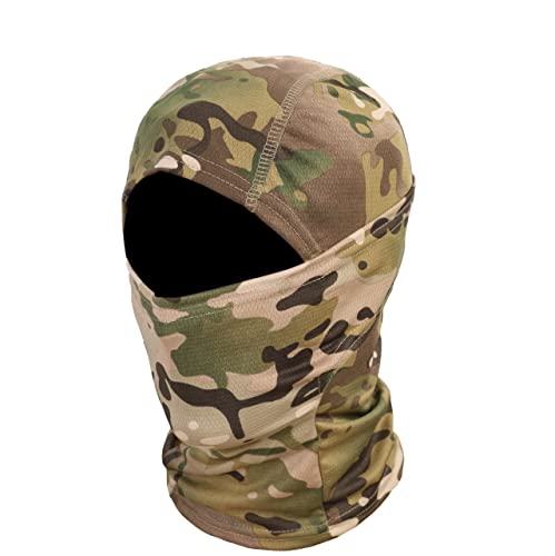 Dominator Militär Mission Sturmhauben, Taktische Gesichtshaube, Skimaske, Hals Gaiter, UV-Schutz, Motorrad- und Fahrrad-Gesichtsmaske, Balaclavas für Herren/Damen Multitarn von DOMINATOR URBAN COMBAT