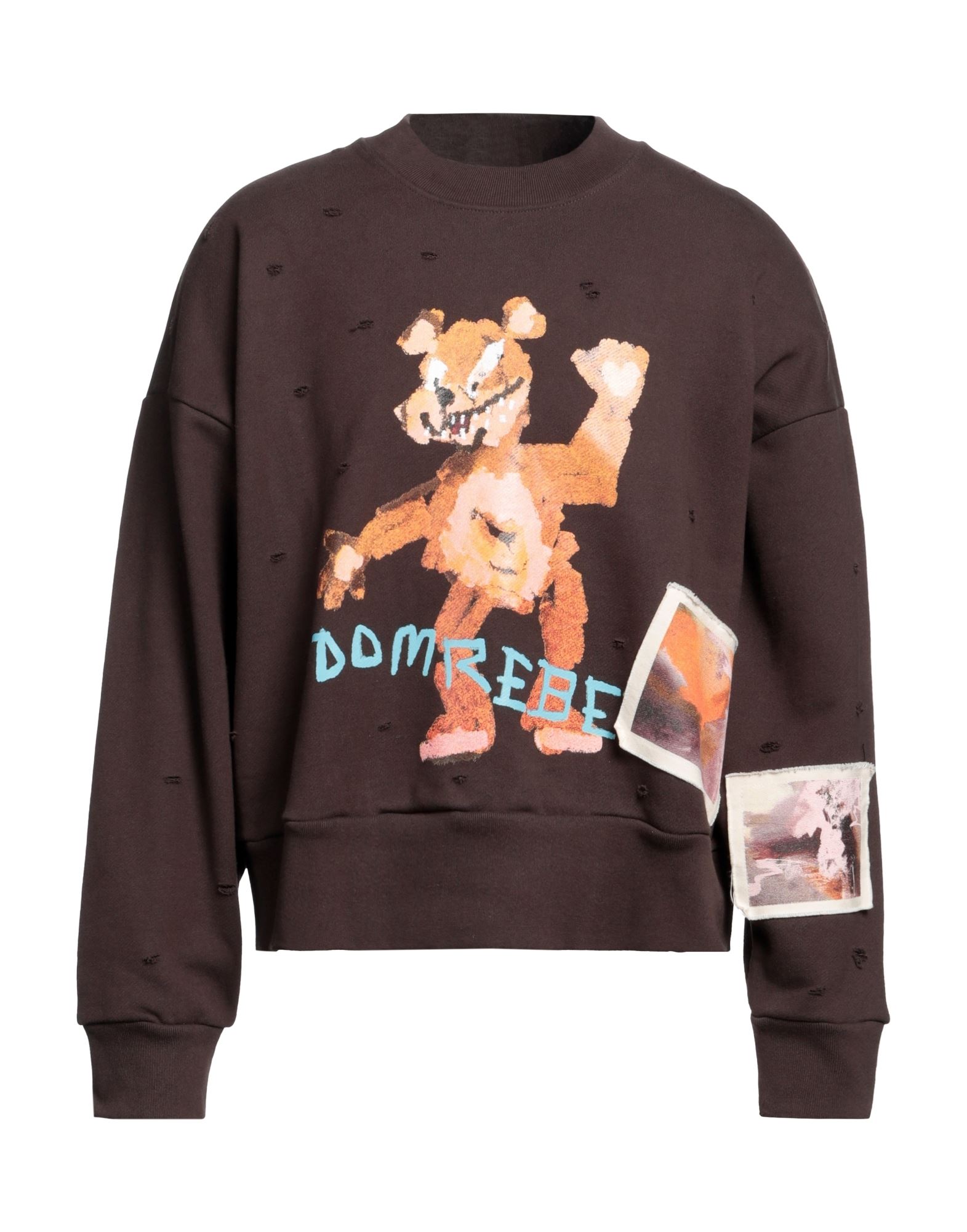 DOMREBEL Sweatshirt Herren Braun von DOMREBEL