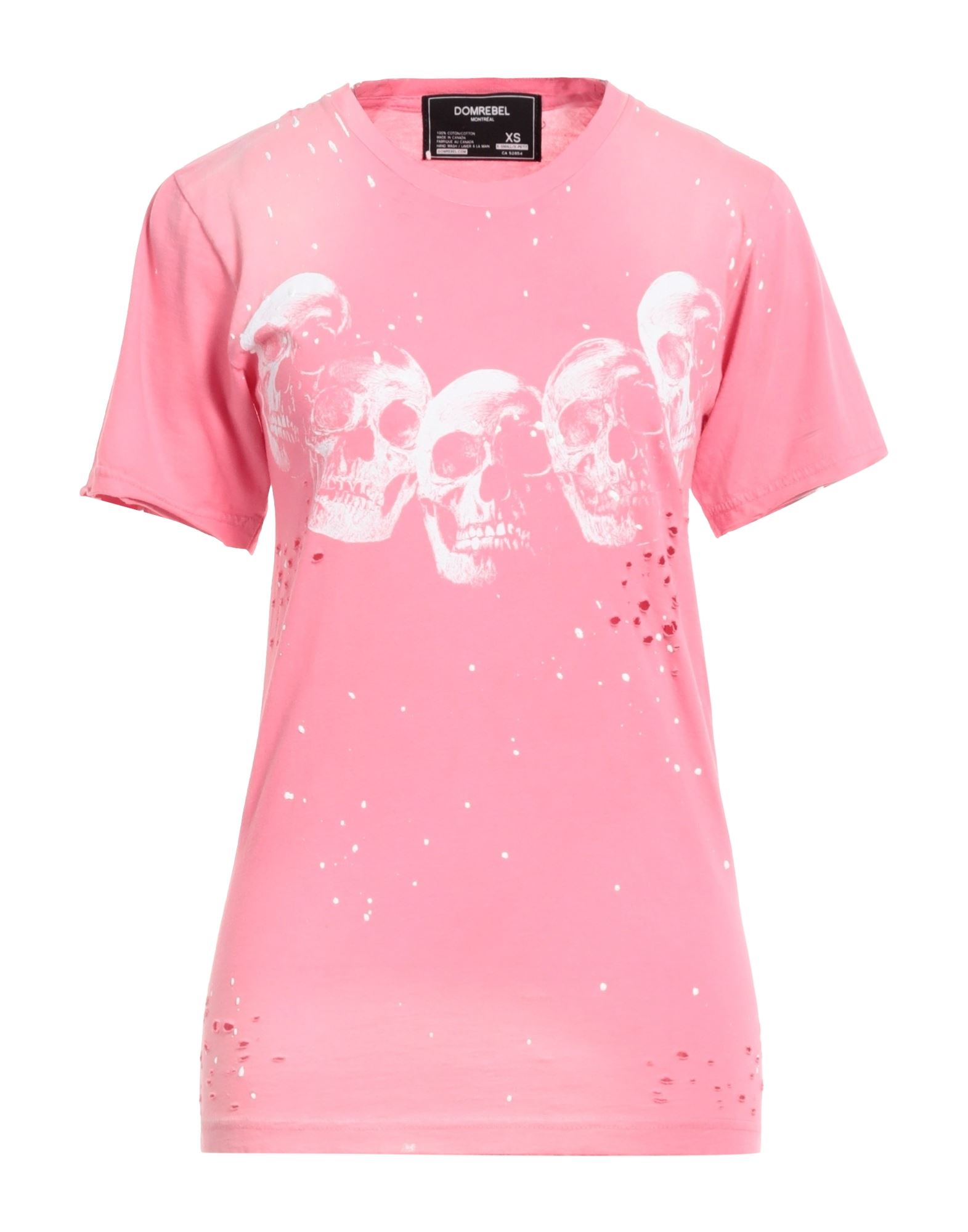 DOMREBEL T-shirts Damen Rosa von DOMREBEL