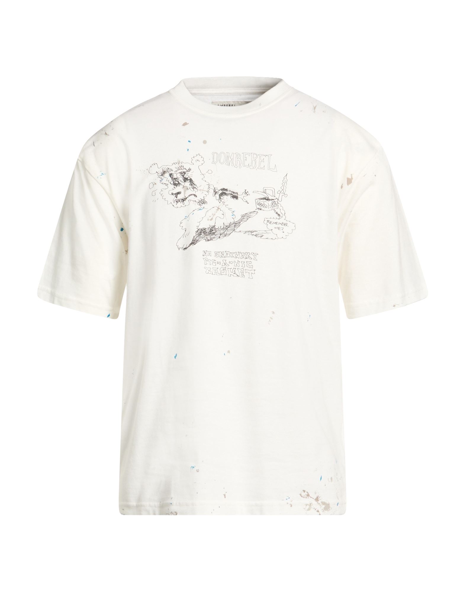 DOMREBEL T-shirts Herren Elfenbein von DOMREBEL