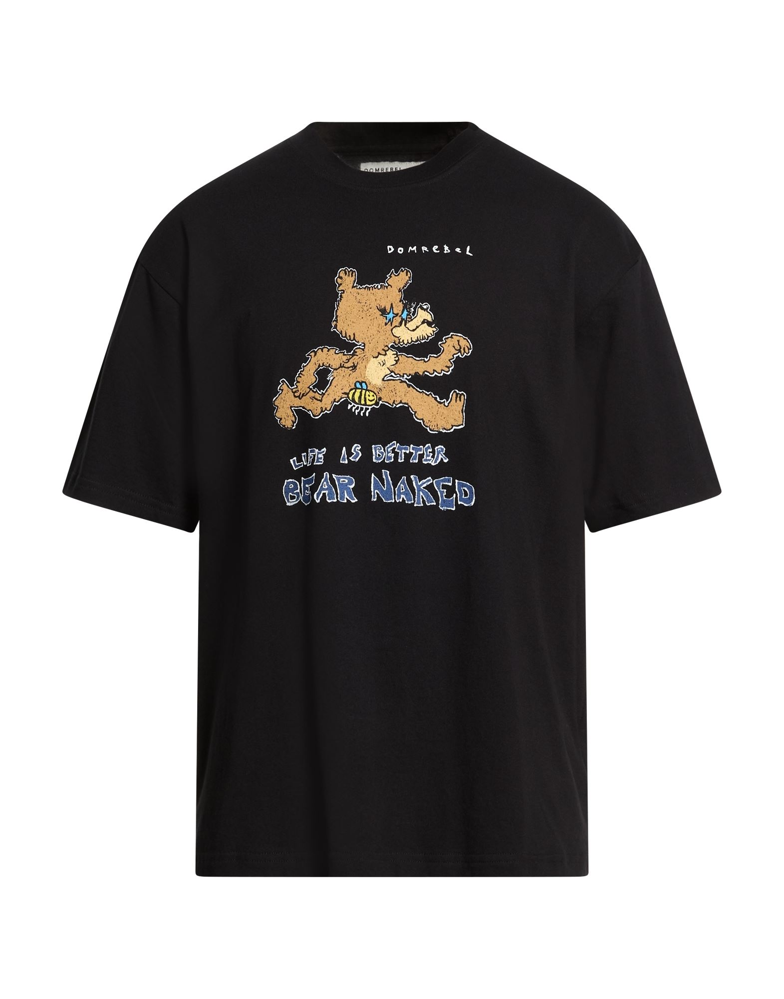 DOMREBEL T-shirts Herren Schwarz von DOMREBEL
