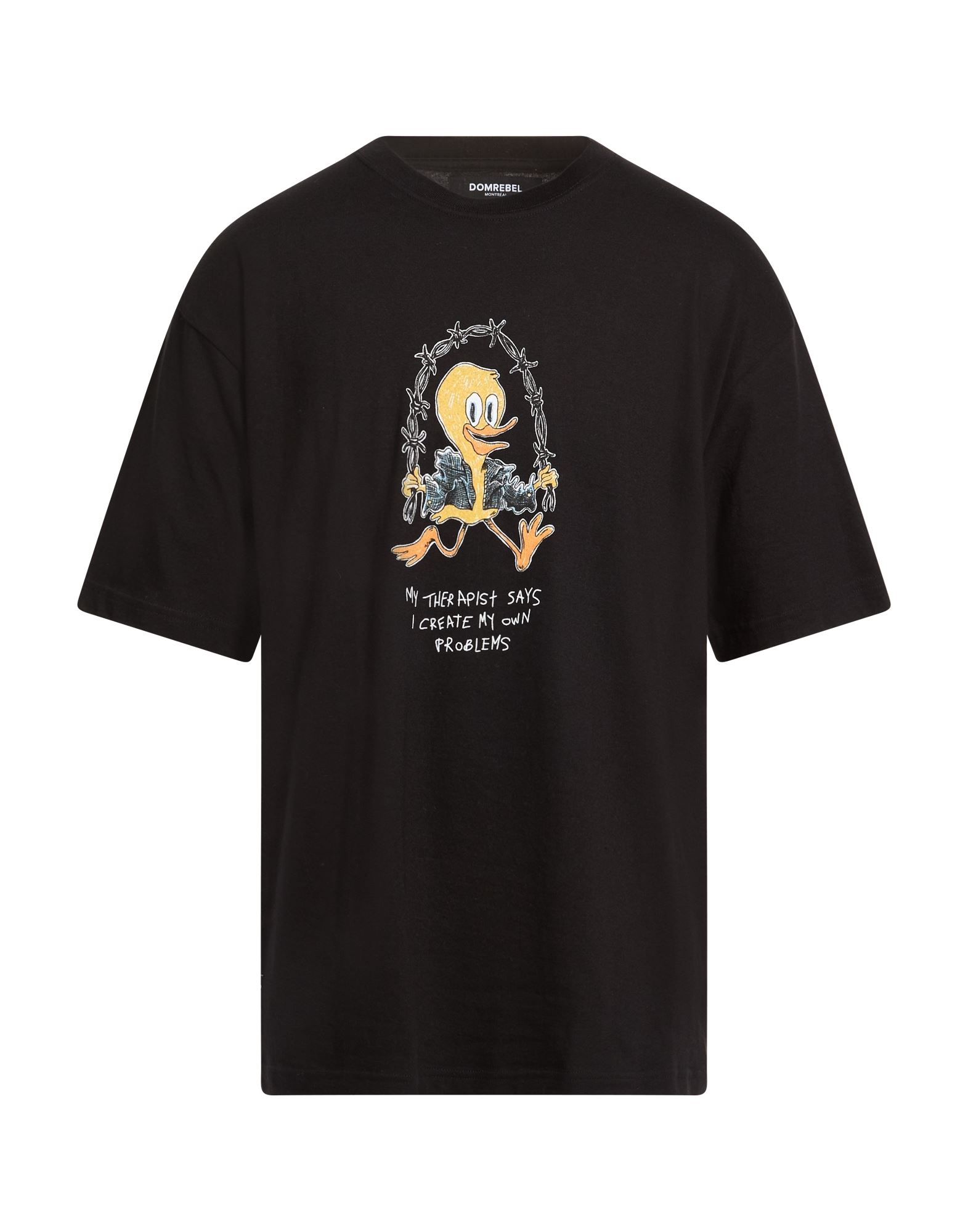 DOMREBEL T-shirts Herren Schwarz von DOMREBEL