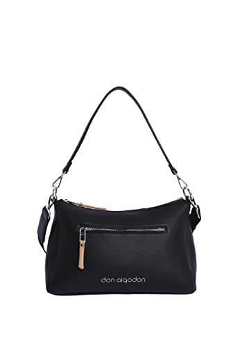 DON ALGODON Damen Gala Crossbody Bag Handtasche umhängetasche, Schwarz von DON ALGODON