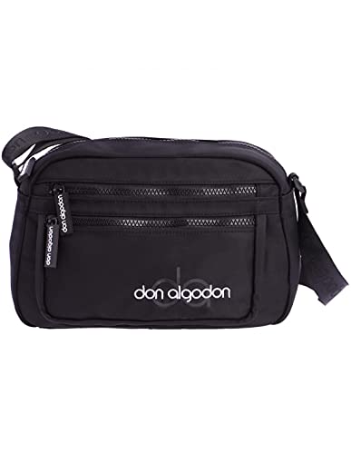 DON ALGODON Damen Zeno Shoulder Bag Damen Umh ngetaschen, Schwarz, 25 x 9 17 cm EU von DON ALGODON