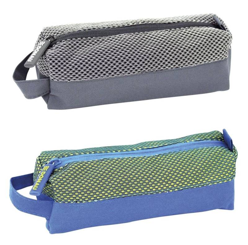 DONAU Etui DONAU 2460021-99 Schlamper Split - 21 x 7,5 x 7,5 cm, sortiert von DONAU