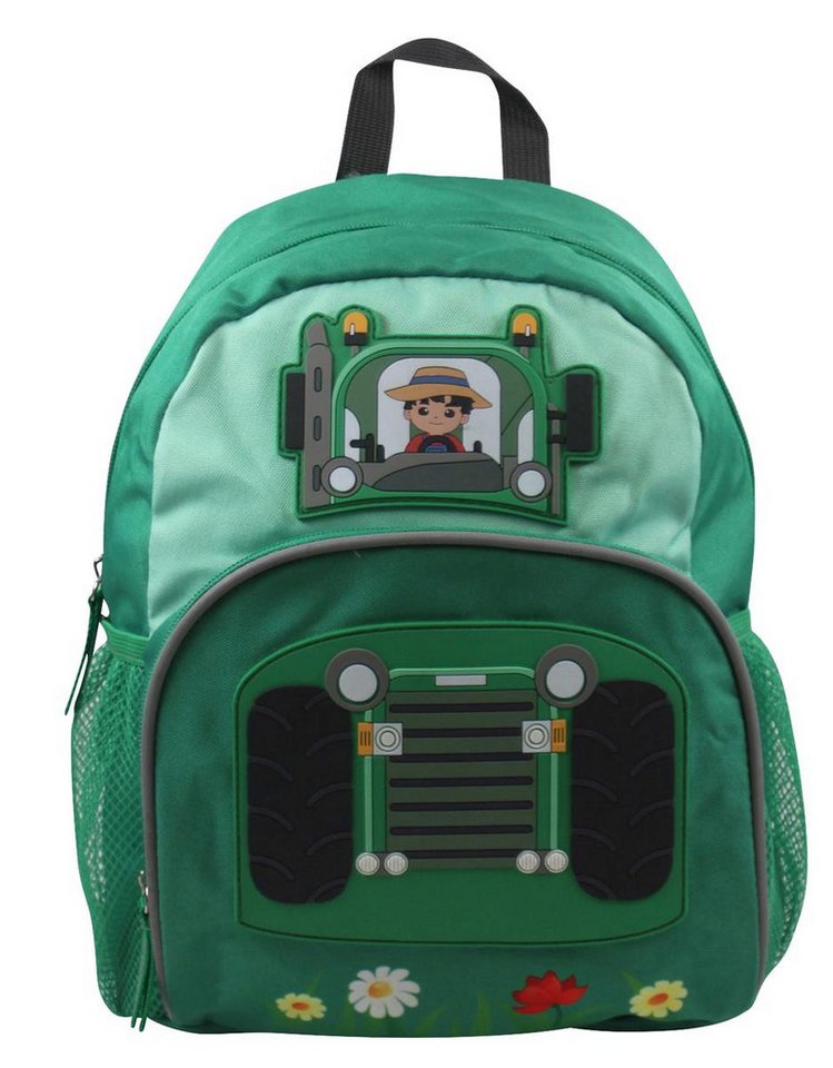 DONAU Schulranzen DONAU 7290842-92 Kinderrucksack Traktor 3D Motiv - 22 x 32 x 11 cm von DONAU