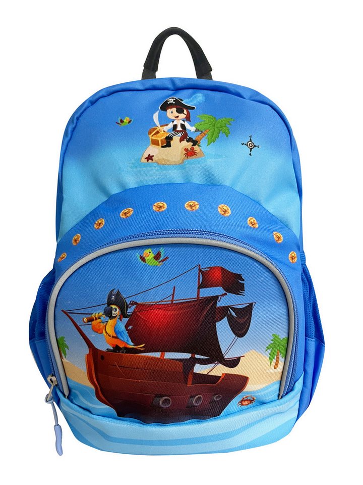 DONAU Schulranzen DONAU 7290850-04 Kinderrucksack Pirat von DONAU