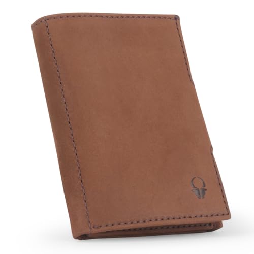 DONBOLSO Wallet NextGen Leder - Slim Wallet ohne Münzfach (Braun) von DONBOLSO