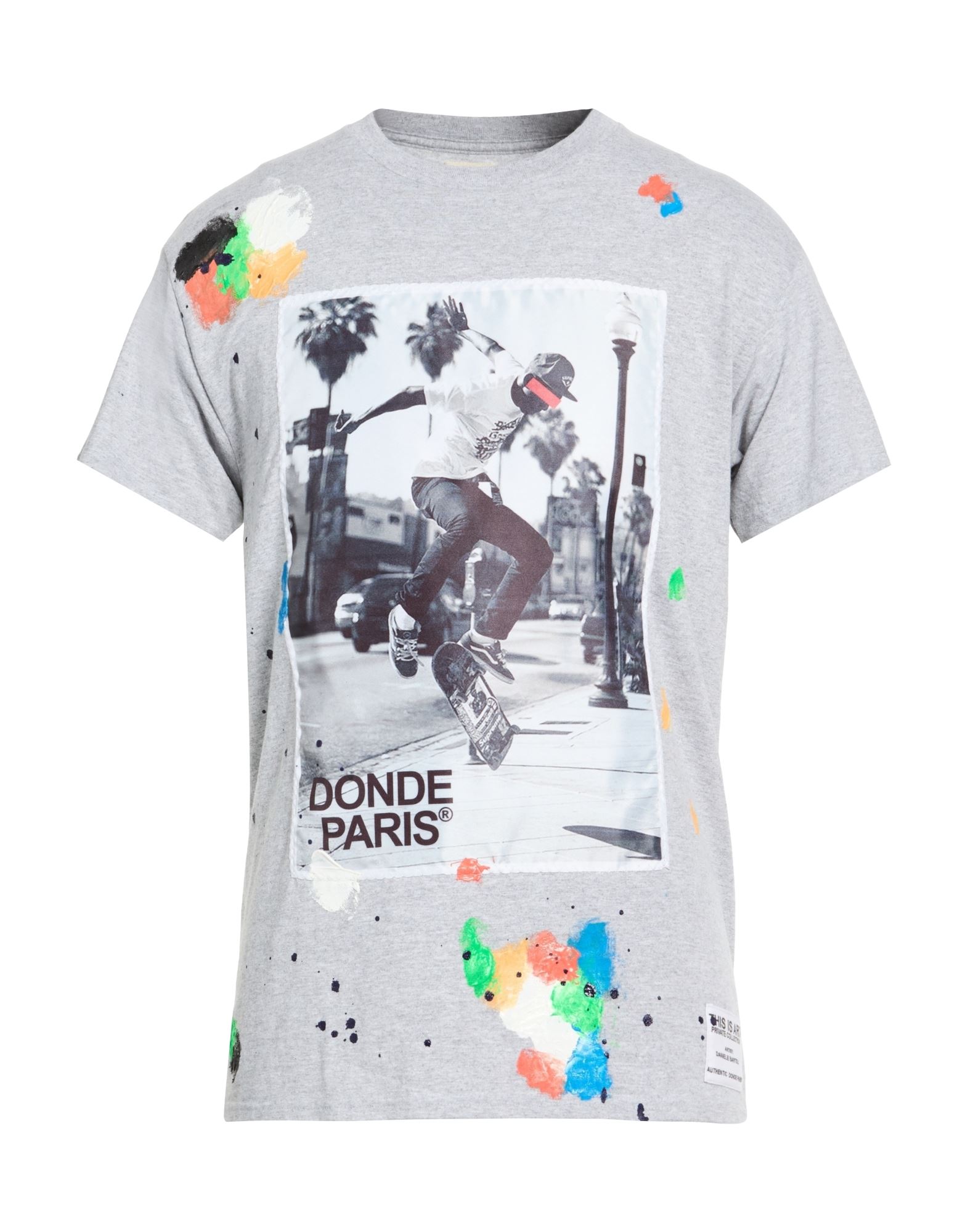 DONDE PARIS T-shirts Herren Grau von DONDE PARIS