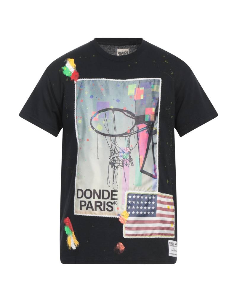 DONDE PARIS T-shirts Herren Schwarz DONDE PARIS T-shirts Herren Schwarz von DONDE PARIS