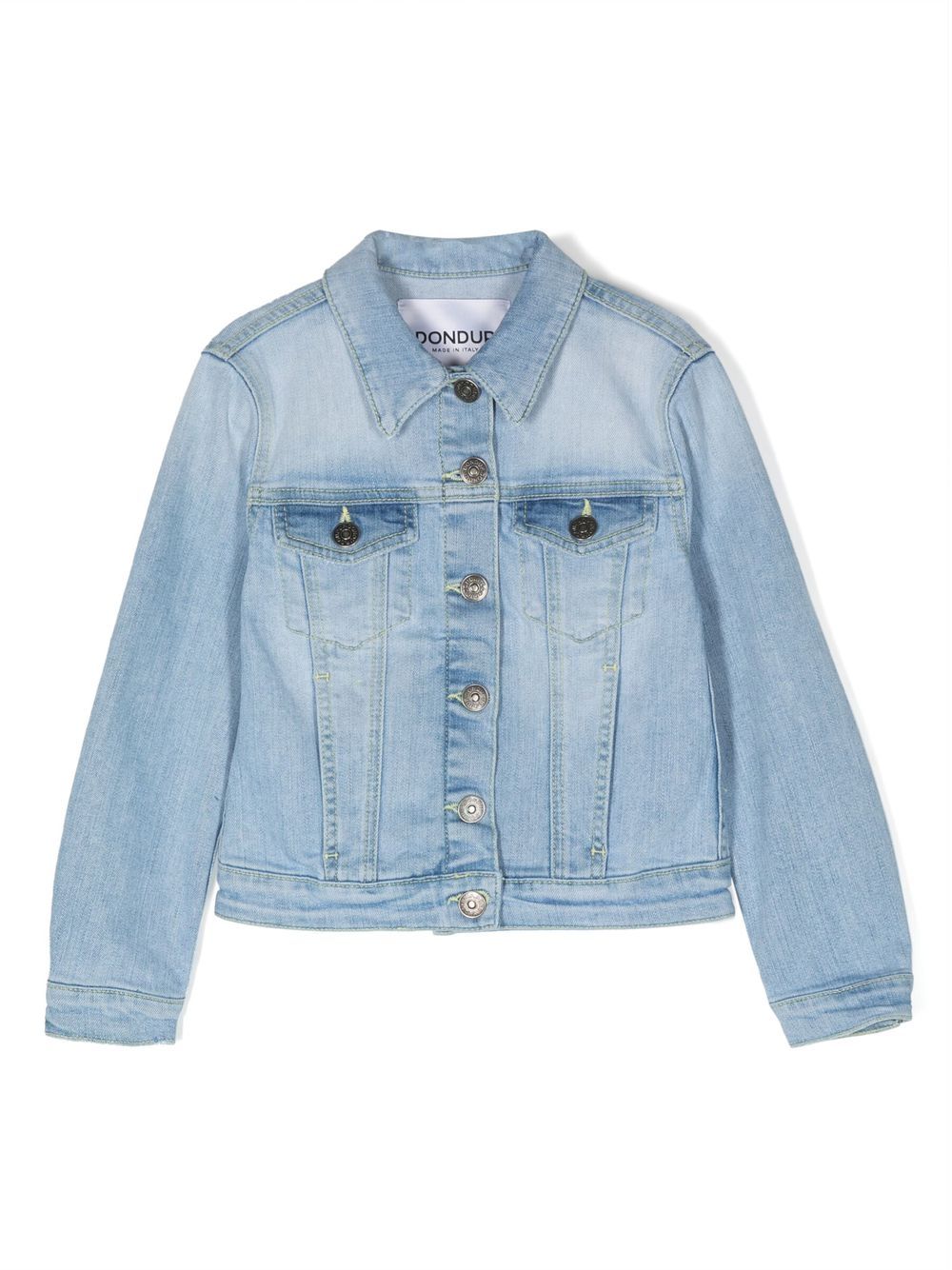 DONDUP KIDS Ausgeblichene Jeansjacke - Blau von DONDUP KIDS