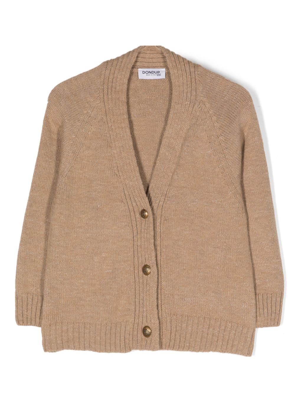 DONDUP KIDS Cardigan mit V-Ausschnitt - Nude von DONDUP KIDS