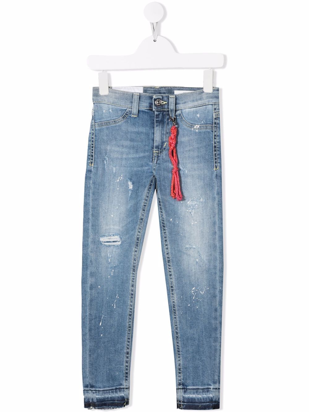DONDUP KIDS Jeans mit Knotendetail - Blau von DONDUP KIDS