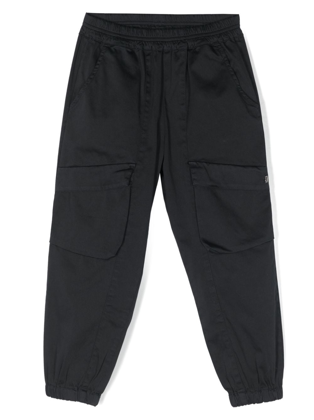 DONDUP KIDS Cargohose mit Logo-Schild - Blau von DONDUP KIDS