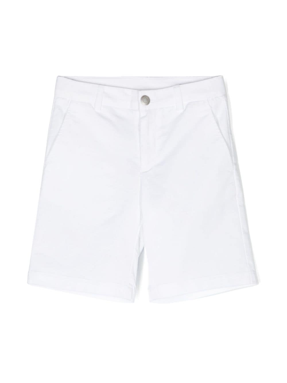 DONDUP KIDS Halbhohe Chino-Shorts - Weiß von DONDUP KIDS